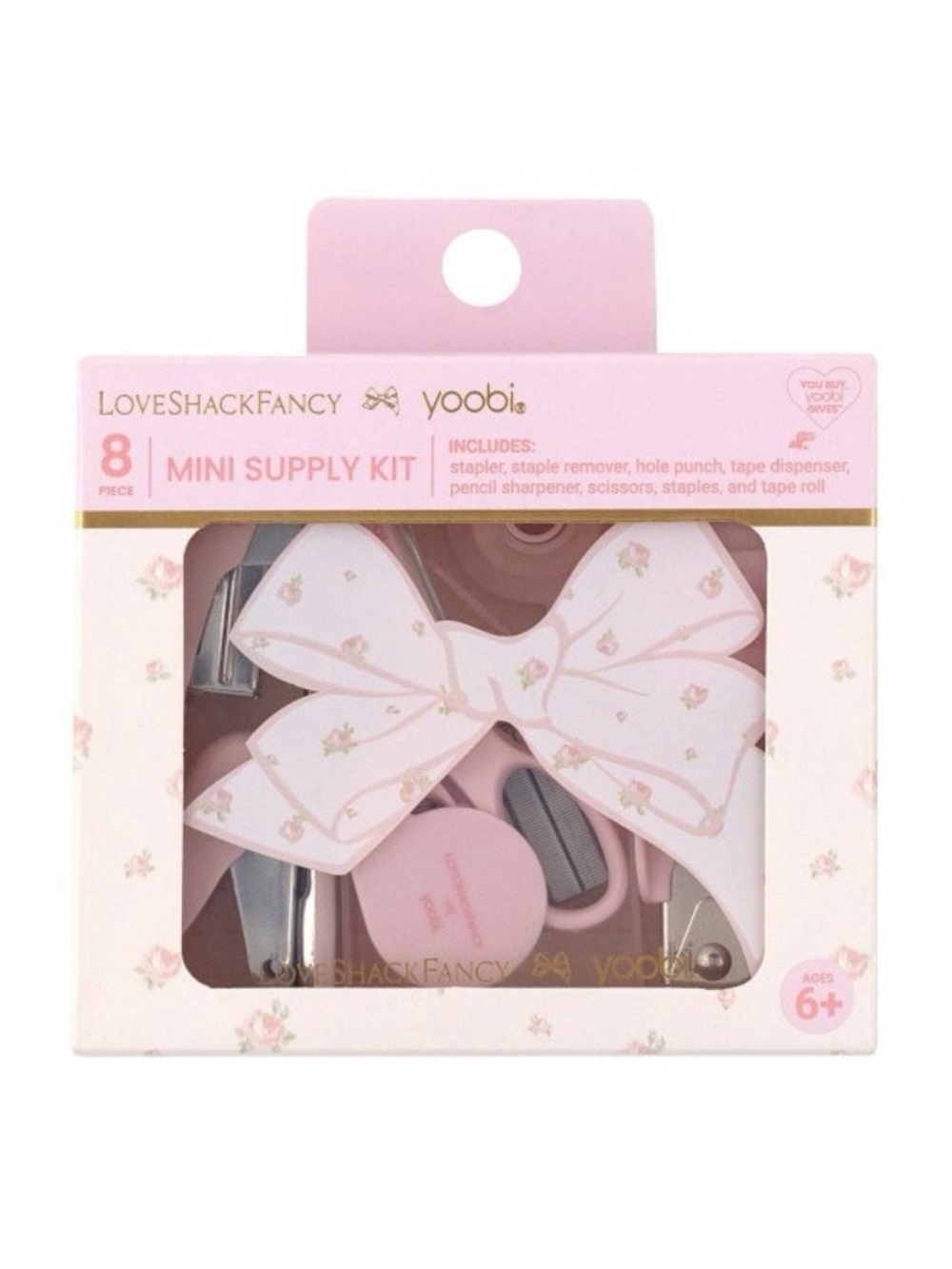 NIB LoveShackFancy xTarget- Yoobi Blooming Heirloom
Mini Supply Kit-Ballet Bloom